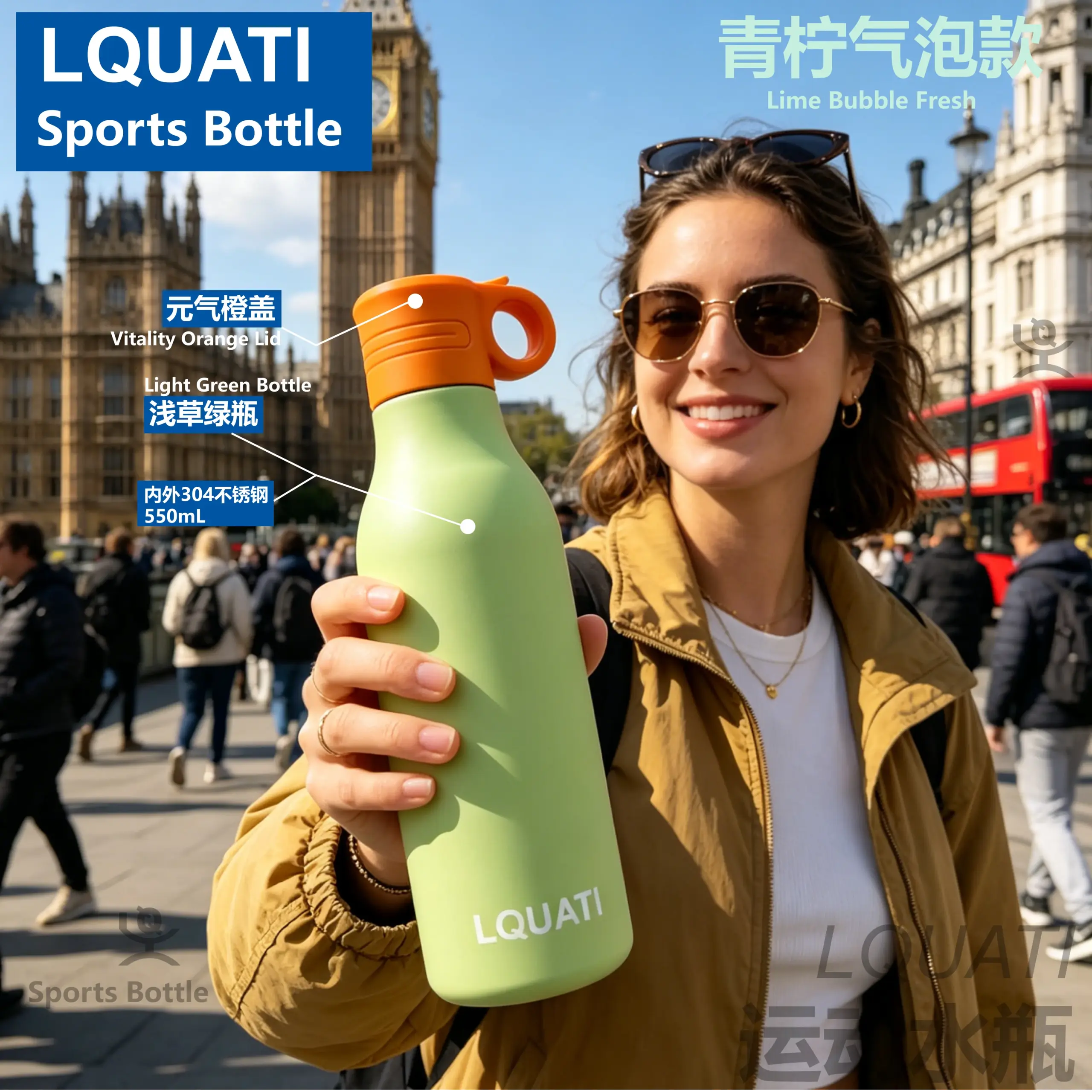 LQUATI™自有品牌运动水瓶上市
